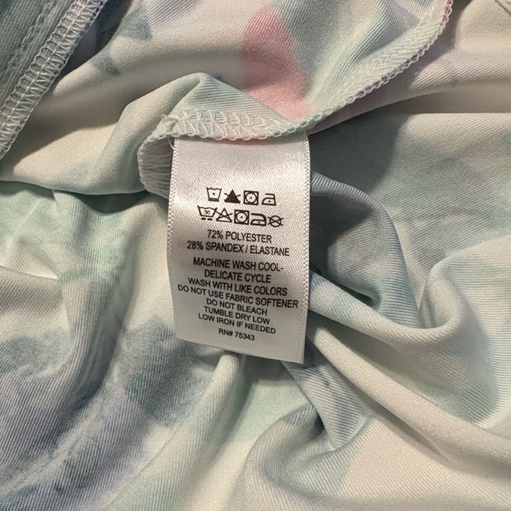 Tommy Bahama Full Zip Tennis Jacket Size S UPF 50 White Floral Golf Pickleball - Picture 7 of 7